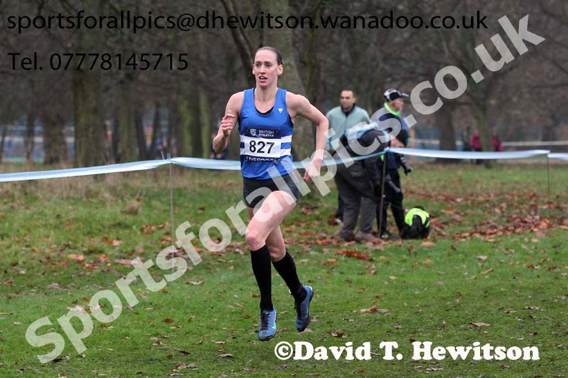 Senior women's European Cross Country Trials, Sefton Park, Liverpool. Photo: David T. Hewitson/Sports for All Pics